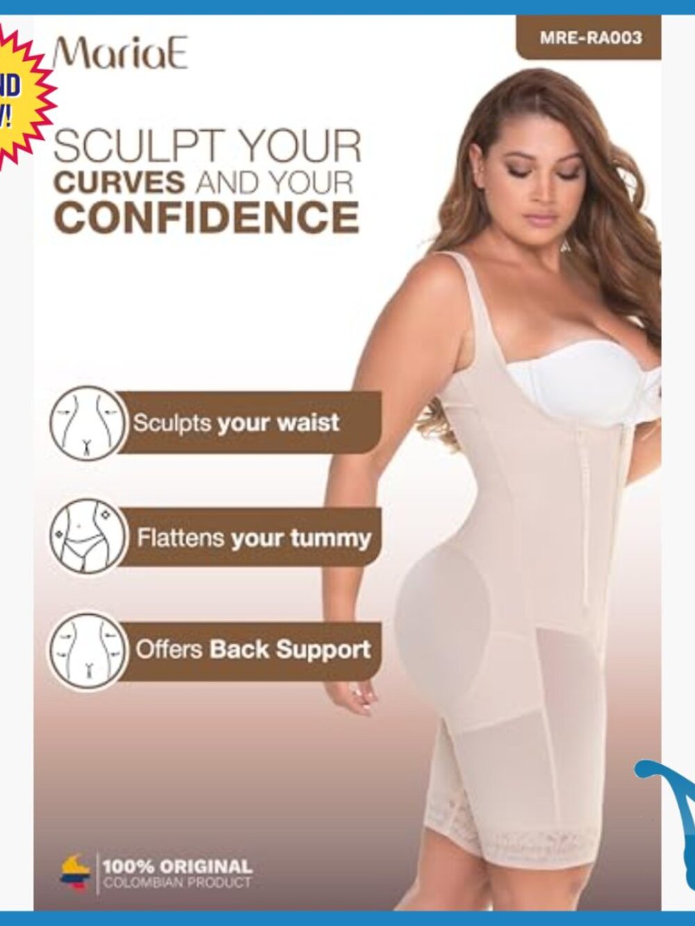 Tummy Control Shapewear Bodysuit Open Bust Slim Fit Small - Picture 6 of 7